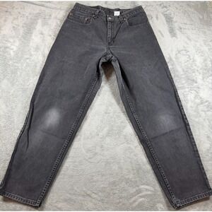 Vtg Levi's 560 Black Jeans Men's 32x30 USA Made Loose Fit‎ Tapered Leg